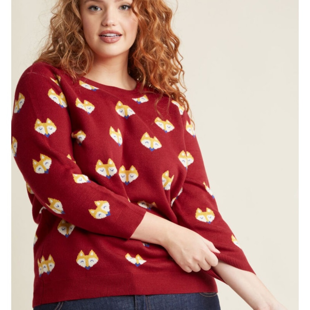 Fall Fox Sweater .
